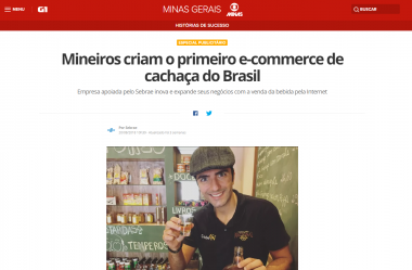 Pioneira no e-commerce de Cachaças, Cachaçaria Nacional é destaque na Mídia